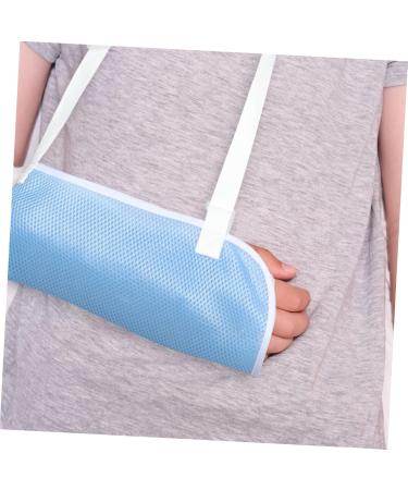 Anneome Children's Arm Sling Sling Shoulder Sling for Torn Rotator Cuff Arm Arm Brace Net 60X30CM Sky-blue - Buy Online on GoSupps.com