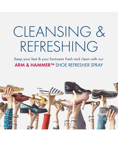 Arm and Hammer Shoe Refresher Spray - Multi-Purpose Odor Remover for All Footwear - Shoe Deodorizer & Odor Eliminator - 4 oz - Buy Online on GoSupps.com