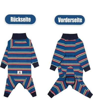 Axcimond Dog Recovery Suit for Dogs - Long-Sleeved Post-Op Body Protection for Bitches & Males - 7XL Navy - Ideal Alternative to Neck Collars - Buy Online on GoSupps.com