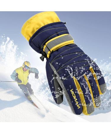 Ski Gloves Couple Outdoor Cold-Proof Plus Velvet Riding Gloves Wind-Proof Cold-Resistant Warm Split-Finger Gloves Lorange - Buy Online on GoSupps.com