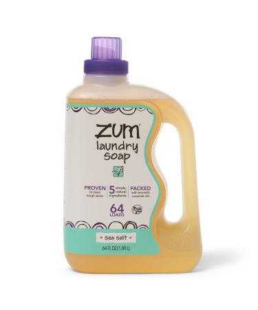 Zum Clean Laundry Soap - Sea Salt - 64 fl oz Sea Salt 64 Fl Oz (Pack of 1)