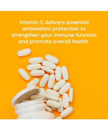 LEANFIT Vitamin C 1000mg 90 Tablets - To Fight a Cold Take This - Supports Immune Health & Provides Antioxidant Protection - Vegan Sugar-Free Non-GMO Gluten-Free - Buy Online on GoSupps.com