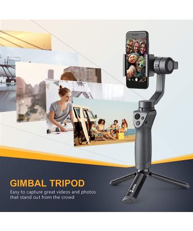 Zeadio Metal Mini Tripod - Desktop Tabletop Stand for Smooth 4, Osmo Mobile, Vimble 2, Gimbal Grip Stabilizer - Compact and Versatile - Buy Online on GoSupps.com