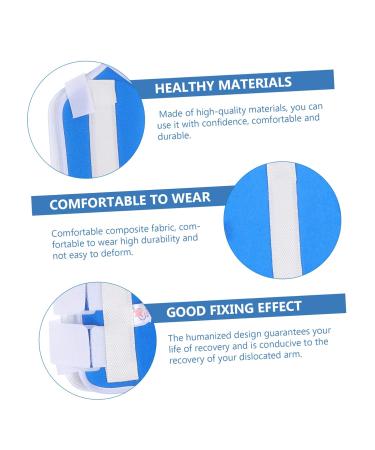 1pc Humerus Fixation Strap - Broken Arm Sling & Humeral Brace for Shoulder Joint Support | Medical Steel Plate - 34x15x2cm Blue - Buy Online on GoSupps.com