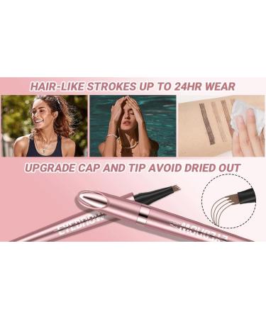  G n rique 3D Waterproof Long-Lasting Eyebrow Pencil Magic Eyebrow Pencil with 4 Micro Split Tips Eyebrow Dye Durable and Stain Resistant For Natural and Defined Eyebrows - Buy Online on GoSupps.com