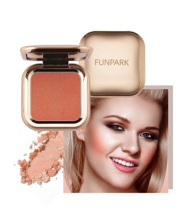 Mimore Professional Blusher Shimmer Powder Ultrafine soft texture and easy to mix powder blush long -lasting color shimmer blush powder with mirror (01)
