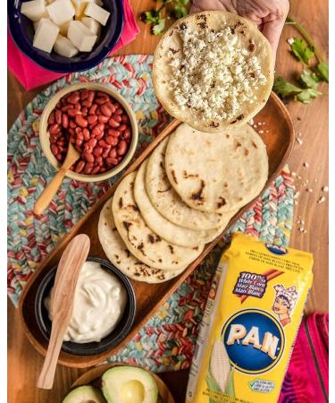 Harina PAN Pre-Cooked White Maize Flour 1 kg - Premium Quality Maize Flour - Buy Online on GoSupps.com