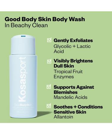 Kosasport Essentials Set | Active Skincare Trio: Deodorant with Shikimic & AHA Body Wash | Hydrating Lip Balm with Hyaluronic Acid - Buy Online on GoSupps.com