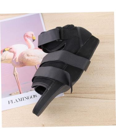 Foot Fixed Shoes - Open Toe Slippers & Post Operative Fracture Boot | Medical Walking Shoe Support for Injured Toe - Black - Buy Online on GoSupps.com