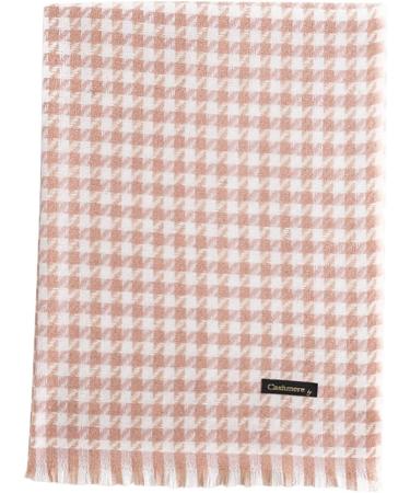 Warm Cotton Triangular Scarf for Women - Classic Poncho & Cape | Pink Winter Triangle Scarf - Buy Online on GoSupps.com