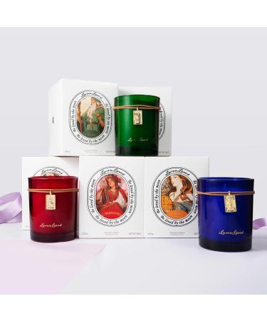 Shop Scented Candles for Tarot - Wheel of Fortune | Wood & Citrus Soy Candles | Mood-Boosting Bergamot Cedarwood Eucalyptus - Buy Online on GoSupps.com