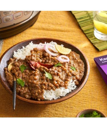 Kapka Vegan Indian Dal Plant Based Protein - 5 Pack Variety | Seasoned Ready to Eat Entrees for Instant Pots | Non-GMO Gluten Free | 3-4 Servings Per Pack | Pack of 5 Dals - Buy Online on GoSupps.com