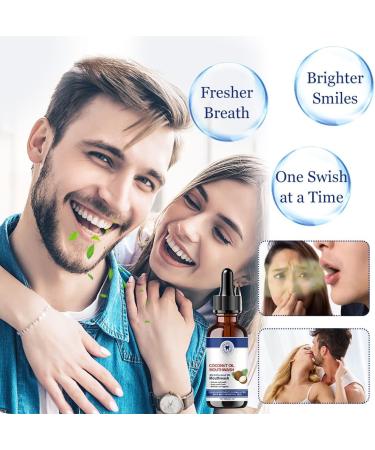 Coconut Oil Mouthwash for Teeth Teeth Total Care Mouthwash Coconut Oil Extraction Natural Mouth Cleanser for Fresh Breath Healthy Teeth - Buy Online on GoSupps.com
