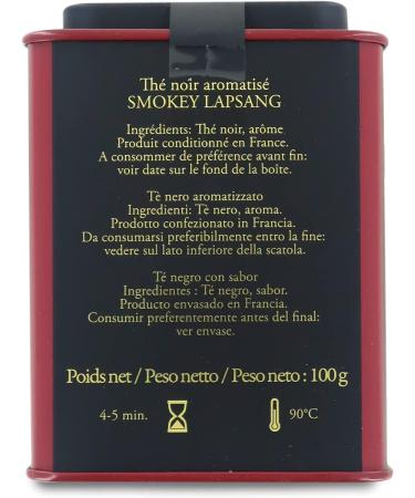 Smokey Lapsang - Smoked Black Tea 100g / 3.52oz Loose-Leaf Tea in Tin Dammann Fr res - Buy Online on GoSupps.com