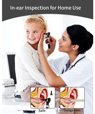 Buy Joflva Otoscope Set with Light - Triple Magnification 4 Speculum Tips Hard Case | Perfect for Adults Children & Pets - International Shipping Available - Buy Online on GoSupps.com