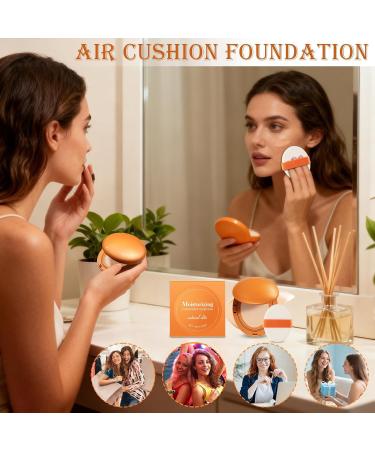 Cushion Foundation Waterproof Long-Lasting 18 grams Air cushion foundation for women's faces For special occasions weddings stages day and night beach travel - Buy Online on GoSupps.com