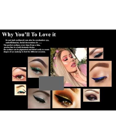 Bigwig Eyeliner BLUE Metallic Finish | Long Lasting Water Proof Smudge Proof Vegan & Cruelty Free Easy Application Liquid Eyeliner 7ml - Buy Online on GoSupps.com