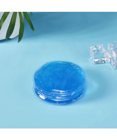 Gel Eye mask ice Pack Eye Protection Cold and hot Pack ice Pack Round Blue Gel ice Pack Reusable 7CM - Buy Online on GoSupps.com
