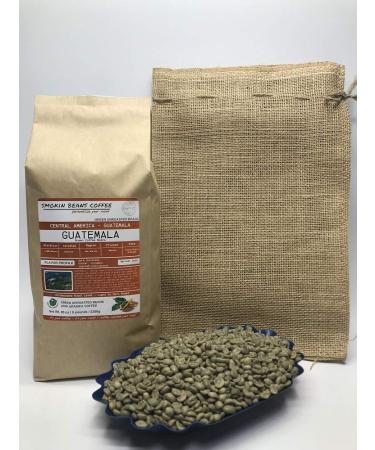 5 Pounds  Central American - Guatemala  Unroasted Arabica Green Coffee Beans  Grown in San Marcos Region  Altitude 1800M  Drying/Milling Process Washed  Finca Nueva Granada - Includes Burlap Bag 5 Pound (Pack of 1)