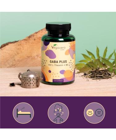 Gaba Capsules 1000 mg | High Dose Gamma Amino Acid | With L-Theanine & Vitamin B6 | 2024 Comparison Winner | Lab Tested | No Additives | German Quality by Vegavero  - Buy Online on GoSupps.com