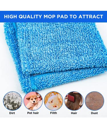 Replaceable Microfiber Mop Pad for Swiffer Sweeper Mops | Reusable & Durable | Hand & Machine Washable (8 Pack) - Buy Online on GoSupps.com