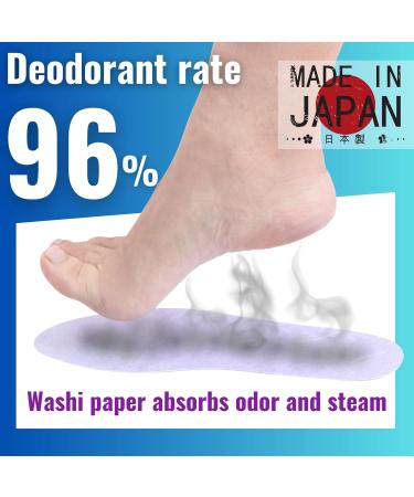 Buy Japanese Traditional Washi Deodorant Insoles - Disposable Sweat Absorbent Pack of 5 Pairs | Made in Japan - Buy Online on GoSupps.com