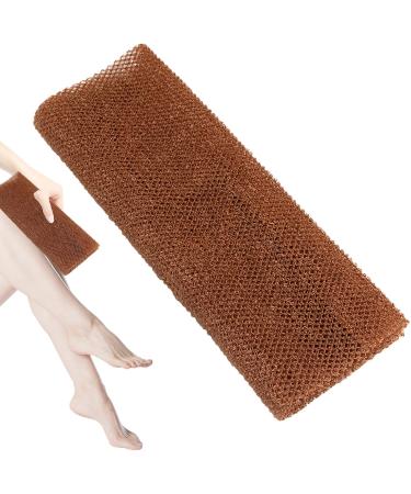 African Scrubbing Net Long Net Bathing Sponge Lightweight Nylon Body Scrubber Back Scrub Tools Skin Smoother for Daily Use Coffee - Buy Online on GoSupps.com