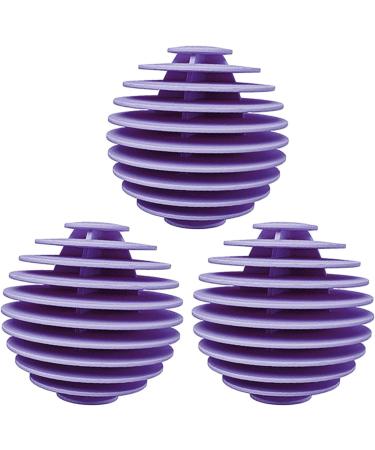 Laundry Balls for Dryer | Hair Remover for Laundry - Multi-Layer Vane Laundry Balls Anti-tangling Reusable Scrubbing Balls Anti Static Efficient Washer Balls for Quick Drying Hersil Purple - Buy Online on GoSupps.com