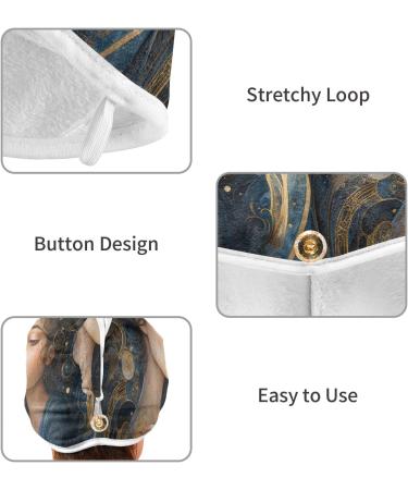 Mother Daughter Nightstars Hair Towel Set Super Absorbent Quick Dry Hair Turbans for Women & Girls | 2 Pack - Buy Online on GoSupps.com