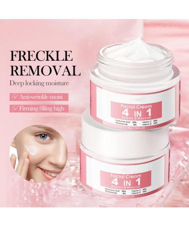 Face Moisturizer for Women - Anti Wrinkle Face Cream - Moisturiser Face Women - 4 in 1 Face Cream - Hyaluronic Acid Ingreients - Deeply Nourishes Skin - Skin Lightening Cream - Buy Online on GoSupps.com