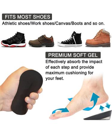 Shoe pads best sale for height