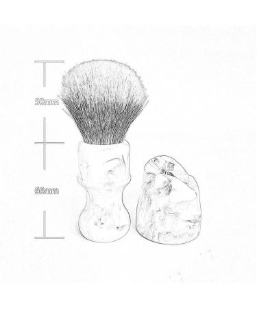 Ansafe Razor Brush - High-Quality Pure Roof Hair Handmade Wet Shaving Brush for Beard | Black Gift - Buy Online on GoSupps.com