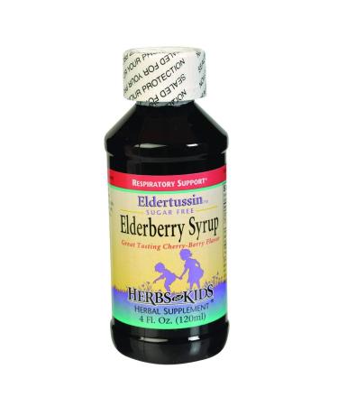 HERBS FOR KIDS ELDERTUSSIN ELDERBRY SYP  4 FZ