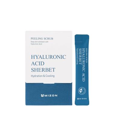 MIZON Peeling Scrubs with Hyaluronic Acid Baking Powder and Menthol Gentle exfoliation Moisture (40 pouches/7oz)