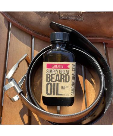 Simply Great Beard Oil - DATENITE Scent | Vegan & Cruelty-Free Beard Conditioner | 3 Oz Easy Applicator | Perfect Gifts for Men - Buy Online on GoSupps.com