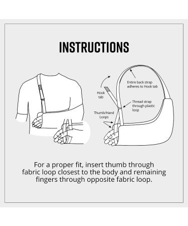 Joslin Ultimate Arm Sling: Adjustable Support for Broken & Fractured Bones - Soft Cotton-Spandex Fabric - Buy Online on GoSupps.com
