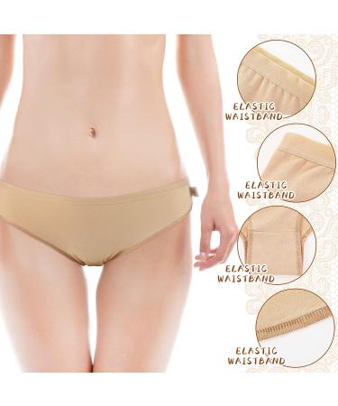 Hicarer 6 Pack Mid Rise Dance Ballet Briefs for Women and Girls - Nude | Gymnastics Underpants & Activewear Briefs (Adult 170) - Buy Online on GoSupps.com