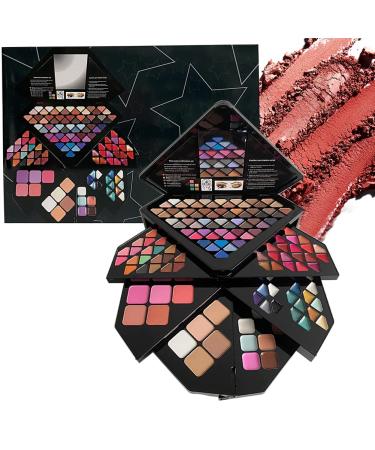 VERONNI Makeup Kit All in One Makeup Kit For Women Full Kit 130 Colors Make Up Palette Set - Including Eyeshadow Lip Gloss Concealer Highlighter Eyebrow Gel And Blush Makeup Gift Kit (130 colors)