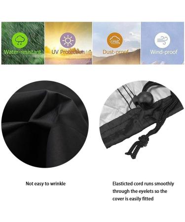 Electric Wheelchairs Nylon Wheelchair Protection Eldly Mobility Scooter Storage Wheelchair Waterproof Rain Protection Dust Proof for Indoor Outdoor Black - Buy Online on GoSupps.com