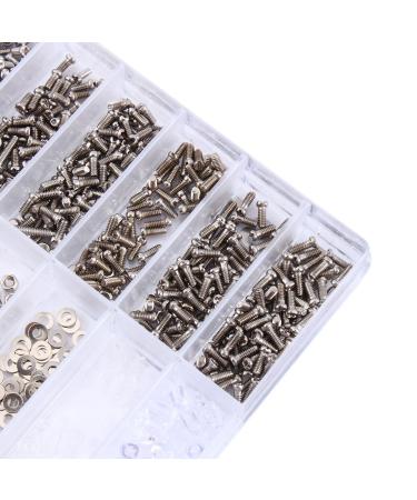 1000-Piece Glasses Screw Repair Set for Sunglasses & Micro Glasses | Tiny Screws for Easy Fixes - Buy Online on GoSupps.com
