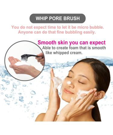 Japanese Soft Whip Pore Face Cleansing Brush by VESS | International Shipping | Gentle Exfoliation & Deep Cleanse - Buy Online on GoSupps.com