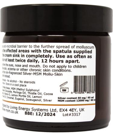 argentum plus - Silver-MSM Mollu-Skin Barrier Cream with Lemon Myrtle 60ml - Buy Online on GoSupps.com