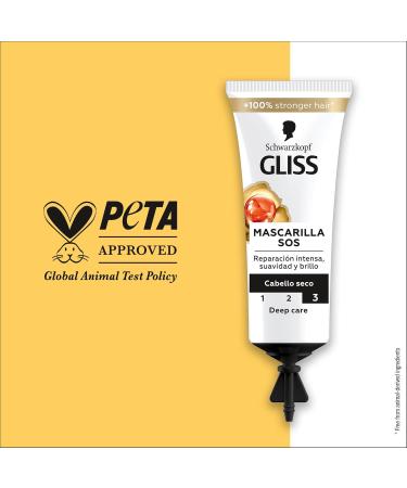  Gliss Gliss - Mini mask for dry hair - Total Repair - 20 units of 15 ml (300 ml) - Repair range - Travel size - Buy Online on GoSupps.com