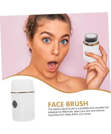 Healeved Electric Facial Brush Face Scrubber for Women Face Wash Scrubber Face Brush Exfoliator Cleansing Brush Face Scrubber Electric Face Exfoliator Tool Electric Face Brush Abs White - Buy Online on GoSupps.com