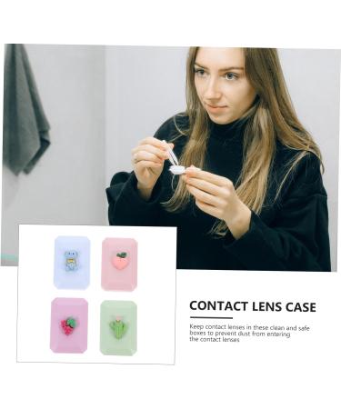 JECOMPRIS 12 Pack Contact Lens Containers - Durable Plastic Storage Case & Glass Travel Cases for Easy Lens Protection - Buy Online on GoSupps.com
