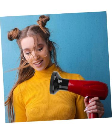Baluue 3 Pcs Hair Styling Hood Protective Cover Salon Hair Dryer Cover Hair Dryer for Curly Black Abs 16x15cmx3pcs Blackx3pcs - Buy Online on GoSupps.com