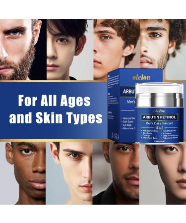 8-in-1 Face Cream for Men mens face moisturizer with Alpha Arbutin Retinol Collagen and Hyaluronic Acid Anti-Aging Face Cream for Men Eye Bags Treatment & Wrinkle Cream 2.03oz 2.03 Fl Oz (Pack of 1) - Buy Online on GoSupps.com