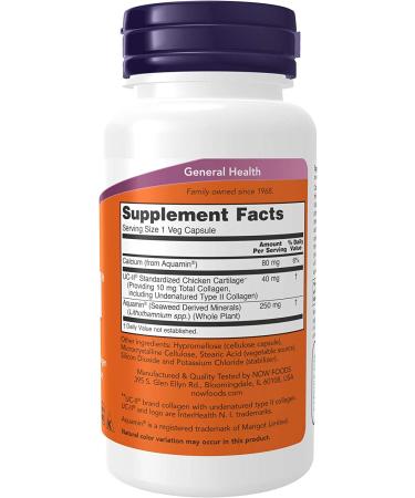 Now Foods UC-II Joint Health Collagen - 120 Veg Capsules for Ultimate Joint Support - Buy Online on GoSupps.com