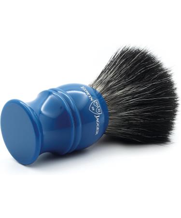 Edwin Jagger Classic Black Synthetic Fibre Eco-Friendly Vegan Shaving Brush (Blue) - Buy Online on GoSupps.com