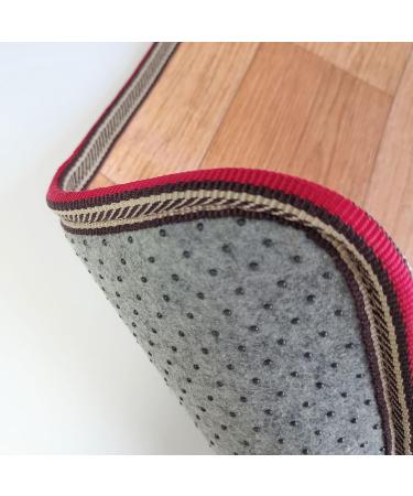 Urpizy Waterproof Heated Foot Warmer Mat - Fast Heating Technology | Electric Heating Pad for Home & Office | Dark Wood Grain Design - Buy Online on GoSupps.com